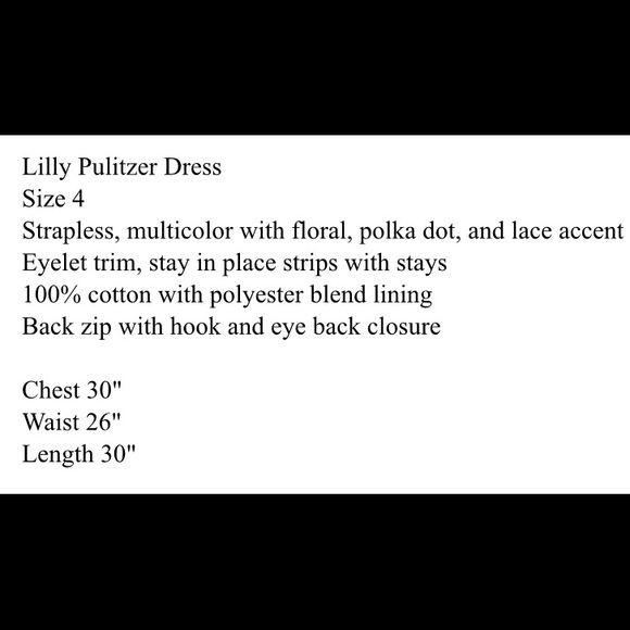 Lilly Pulitzer delightful dress, size 4 - Picture 5 of 8